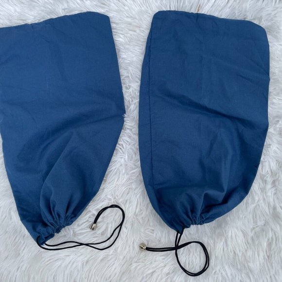 Barker England Creative Collection Dust Bag Blue Cotton Shoe Storage Bag Authent - Picture 5 of 12